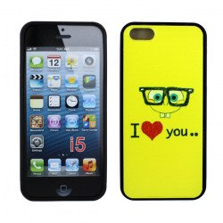 Apple iPhone 5 5S Design Case (Sponge I Love You)